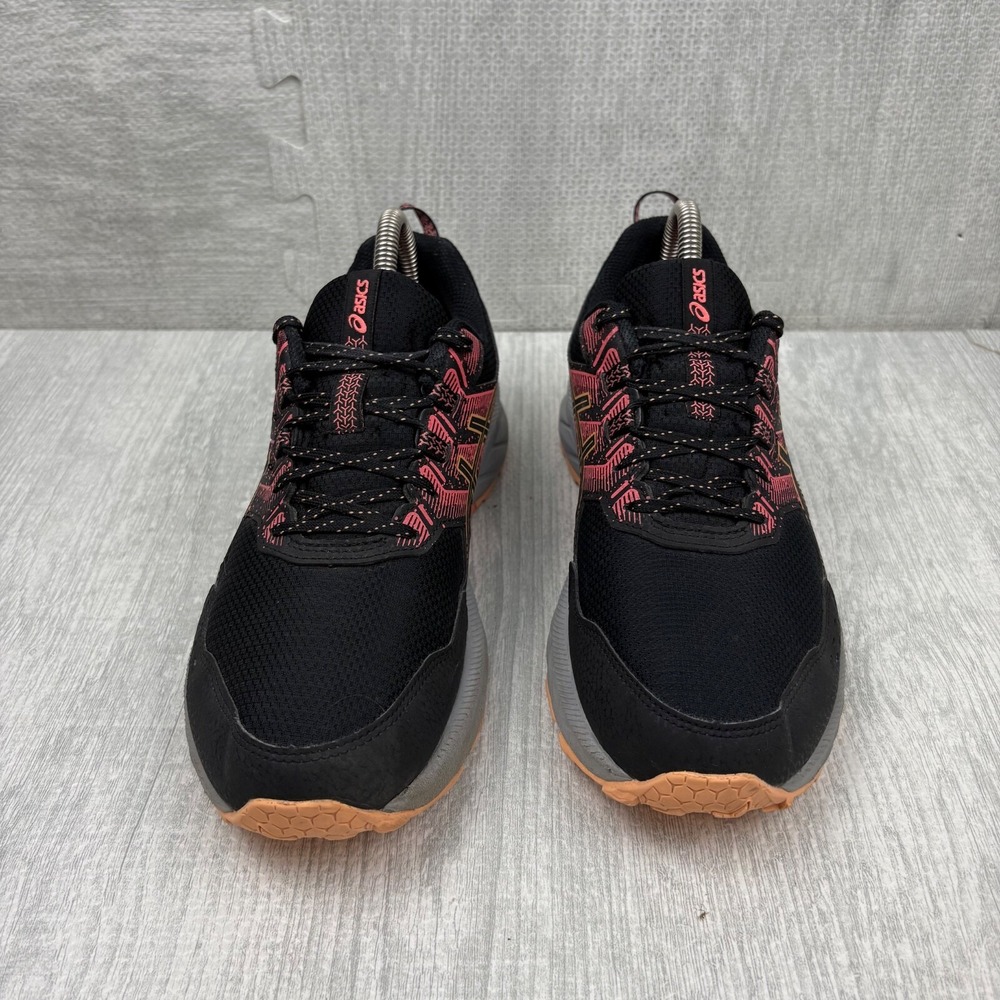 Asics Gel-Venture 9 Trail Running Shoes Women's 9.5 Black Pink Cushioned Walking - Picture 3 of 7